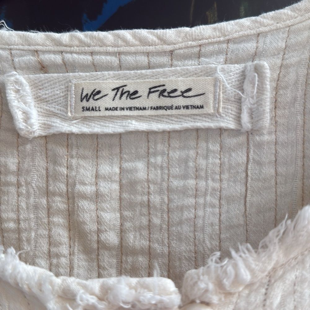 Free People Sand Dune Henley Top Small - Picture 7 of 9